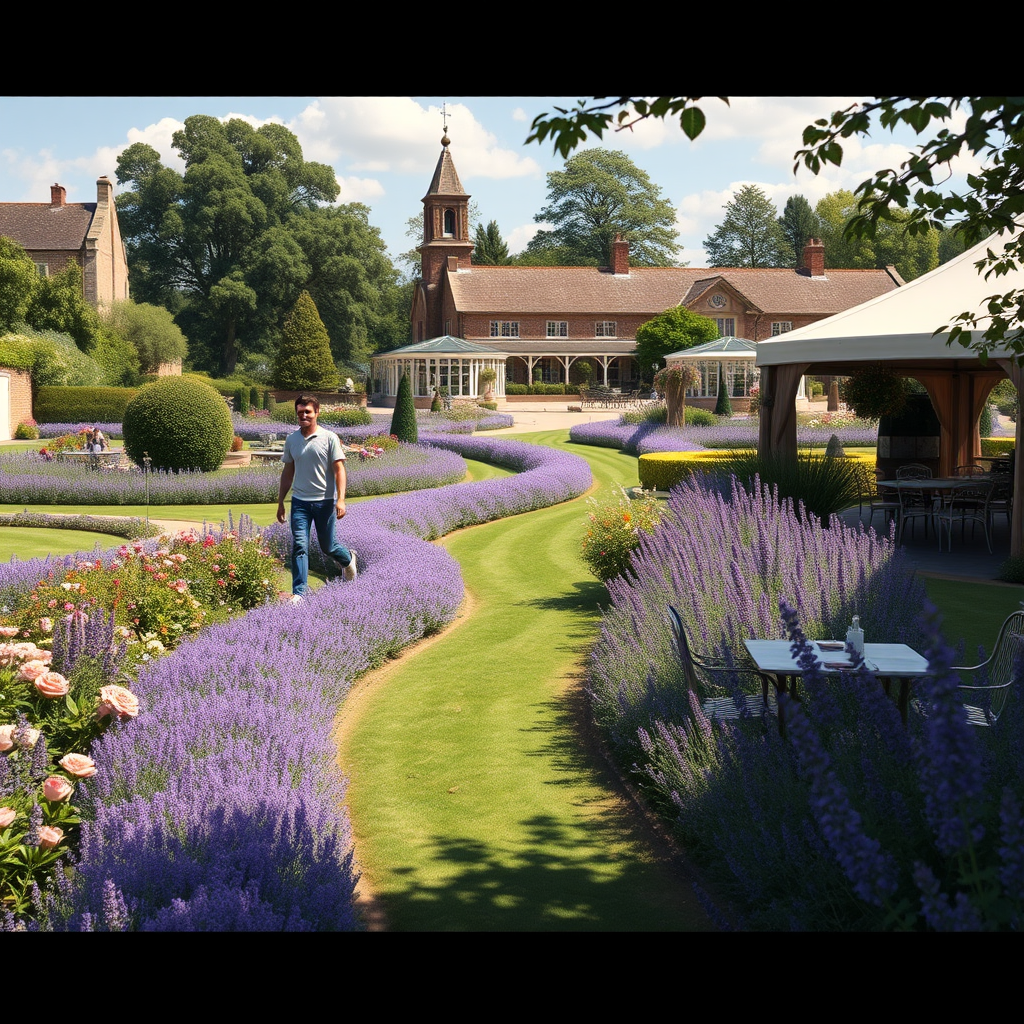 A tour of a gorgeous 25-acre Oxfordshire garden with meandering paths and superb bakes